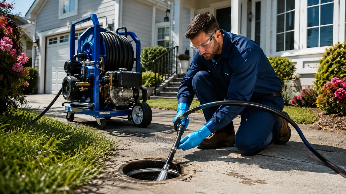 Residential Hydro Jet Drain Cleaning in Burlingame